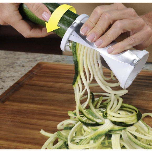 Veggetti Spiral Vegetable Slicer, Makes Veggie Pasta, Yellow - Picture 5 of 5